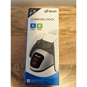 New - PS5 Game Controller Dual Charging Dock Bejoy Charges 2 at a time